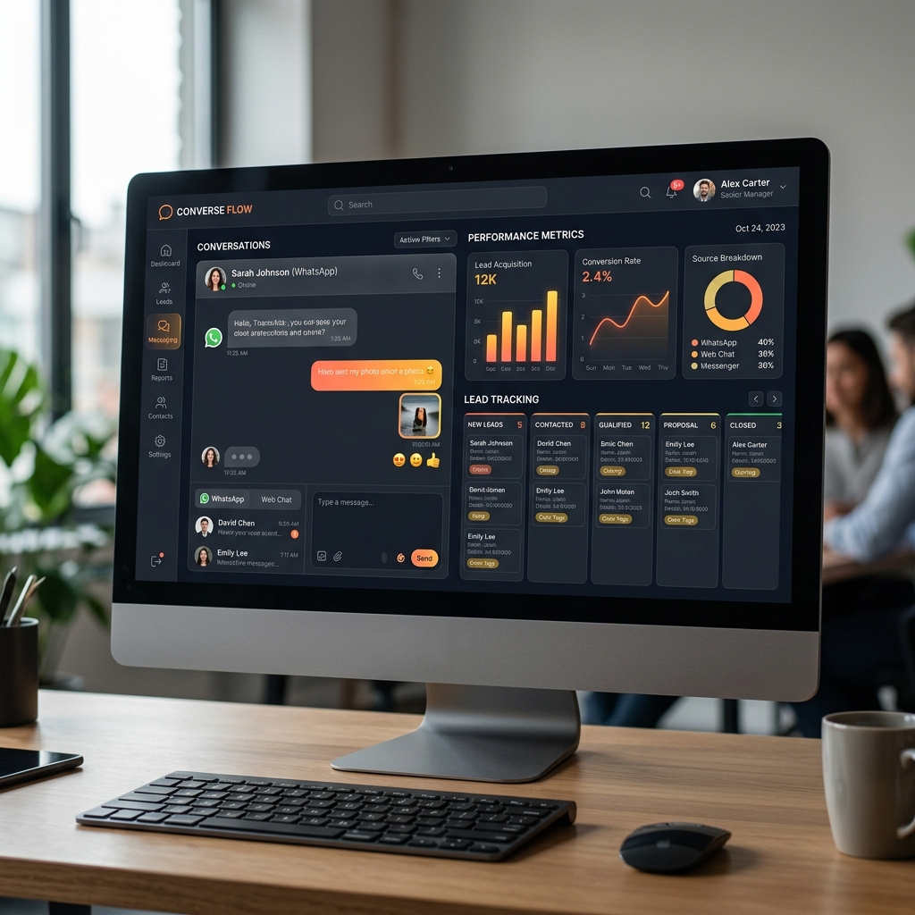 Conversational Dashboard lead queue